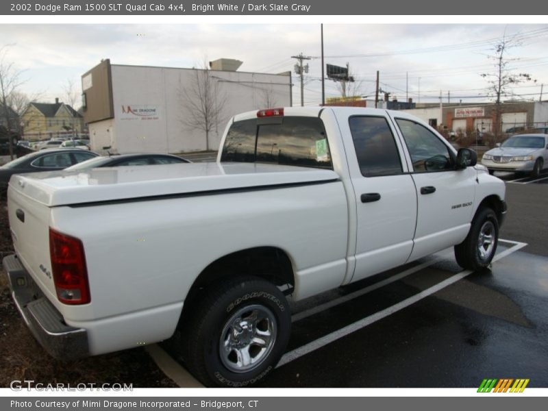 Bright White / Dark Slate Gray 2002 Dodge Ram 1500 SLT Quad Cab 4x4