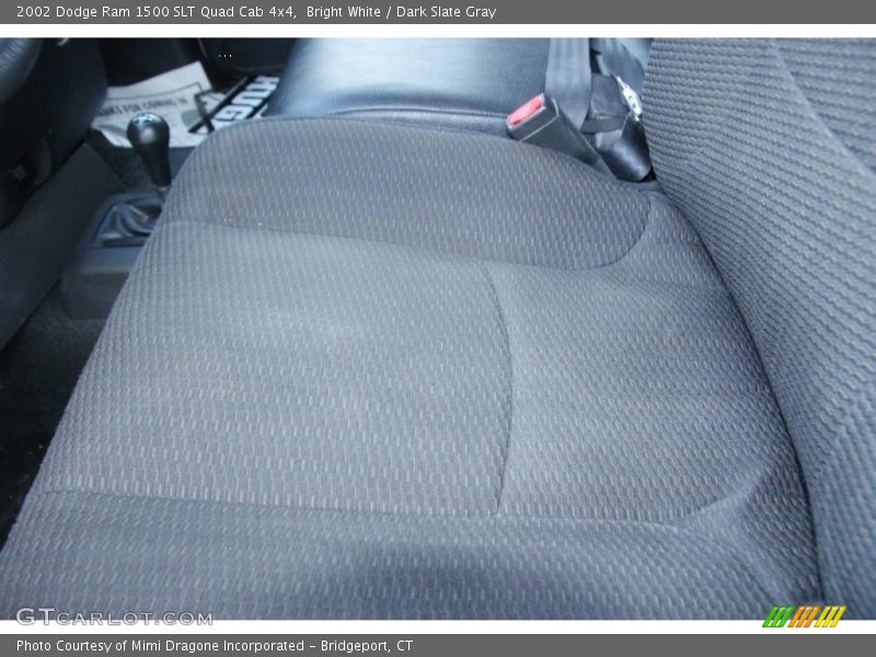 Bright White / Dark Slate Gray 2002 Dodge Ram 1500 SLT Quad Cab 4x4
