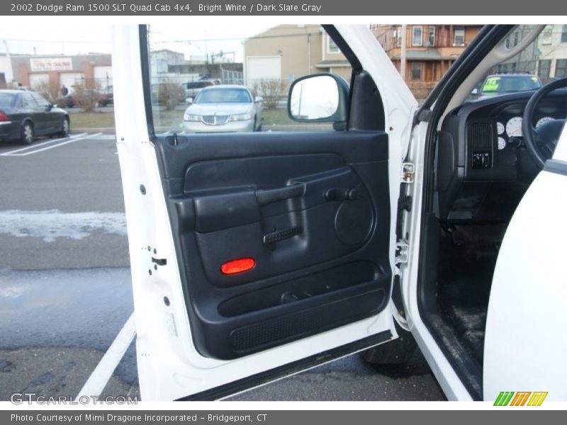 Bright White / Dark Slate Gray 2002 Dodge Ram 1500 SLT Quad Cab 4x4
