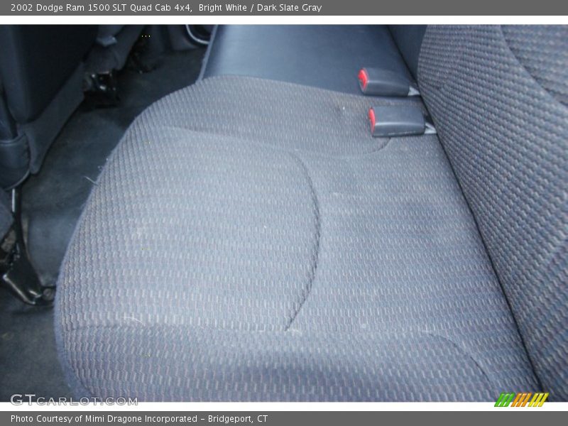 Bright White / Dark Slate Gray 2002 Dodge Ram 1500 SLT Quad Cab 4x4