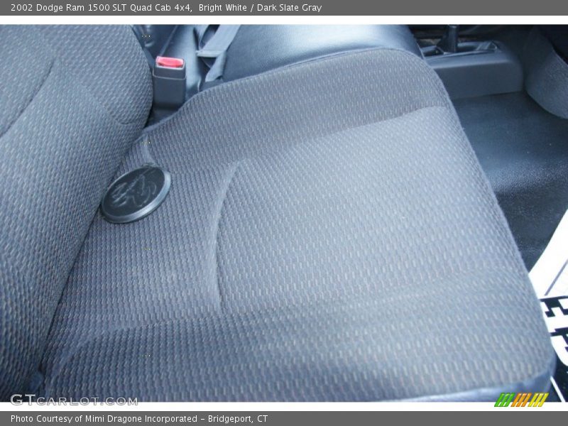 Bright White / Dark Slate Gray 2002 Dodge Ram 1500 SLT Quad Cab 4x4