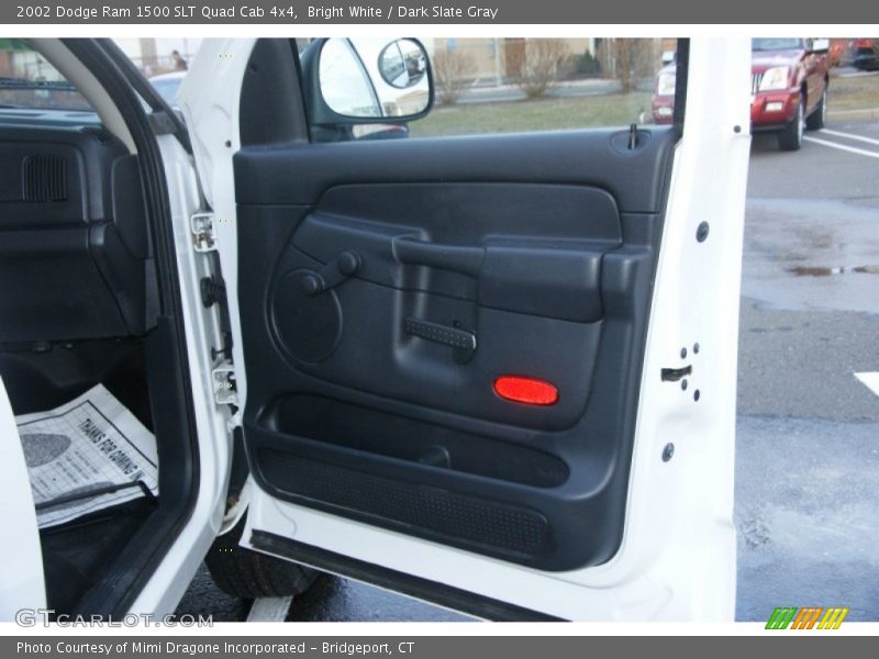 Bright White / Dark Slate Gray 2002 Dodge Ram 1500 SLT Quad Cab 4x4