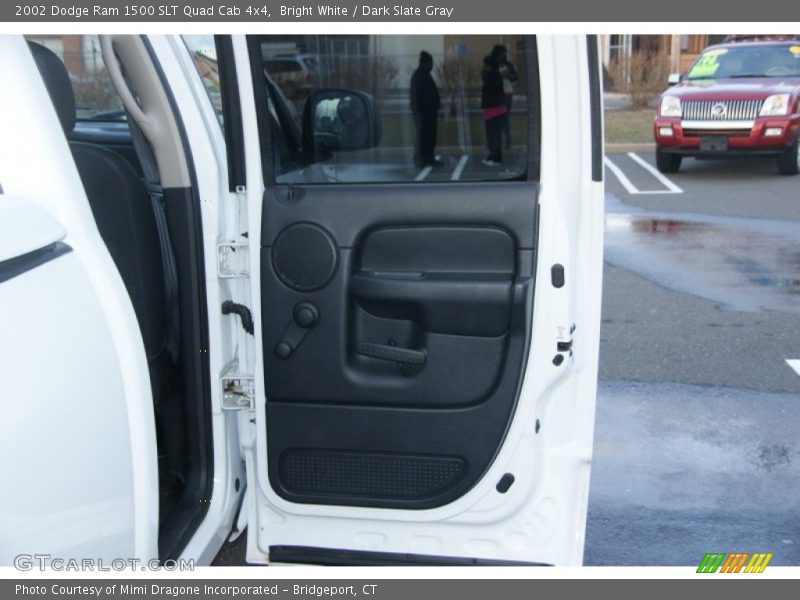 Bright White / Dark Slate Gray 2002 Dodge Ram 1500 SLT Quad Cab 4x4