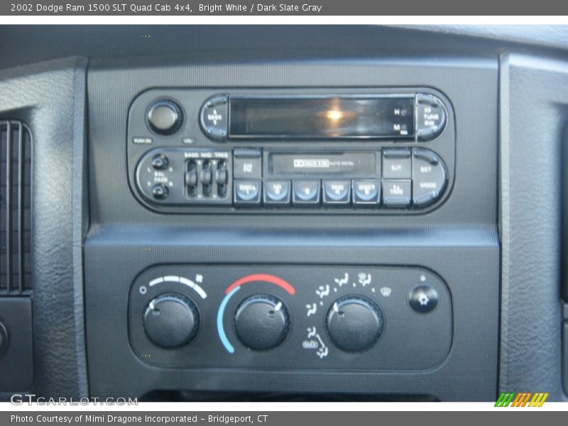 Bright White / Dark Slate Gray 2002 Dodge Ram 1500 SLT Quad Cab 4x4