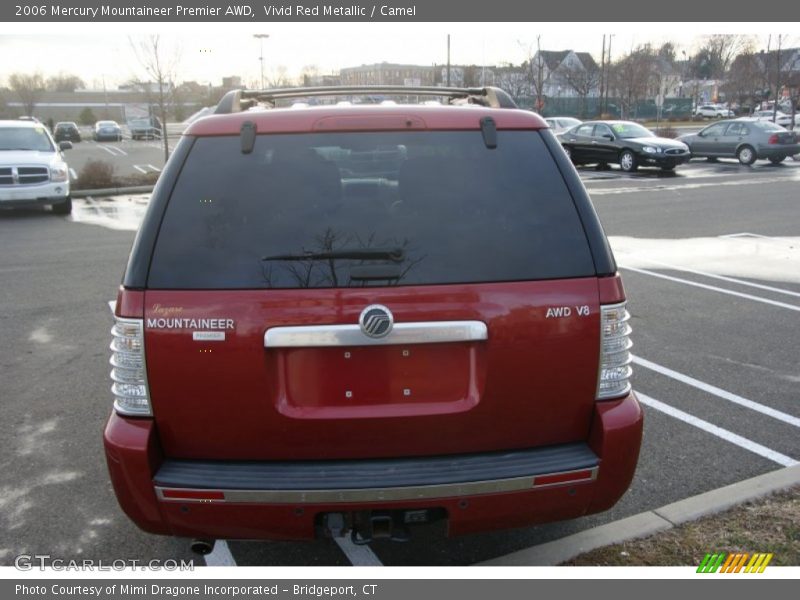Vivid Red Metallic / Camel 2006 Mercury Mountaineer Premier AWD