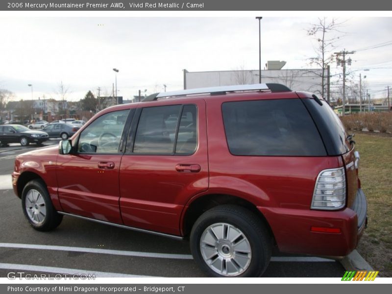 Vivid Red Metallic / Camel 2006 Mercury Mountaineer Premier AWD