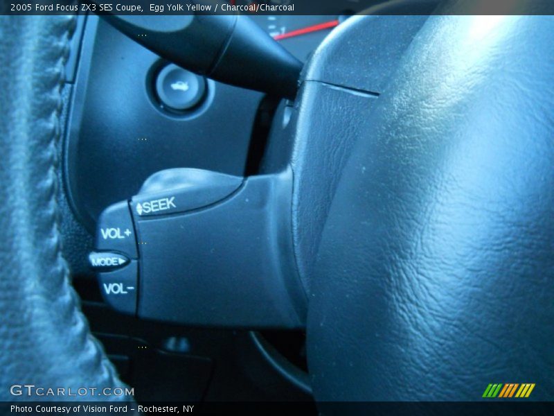 Egg Yolk Yellow / Charcoal/Charcoal 2005 Ford Focus ZX3 SES Coupe