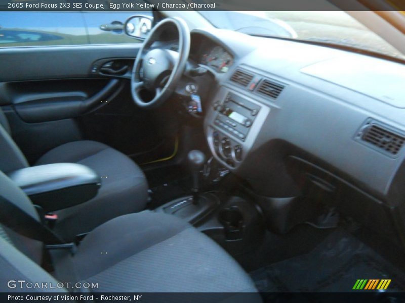 Egg Yolk Yellow / Charcoal/Charcoal 2005 Ford Focus ZX3 SES Coupe