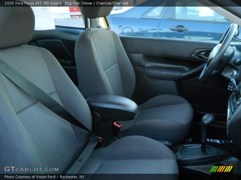 Egg Yolk Yellow / Charcoal/Charcoal 2005 Ford Focus ZX3 SES Coupe
