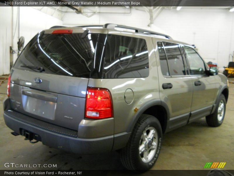 Mineral Grey Metallic / Medium Parchment Beige 2003 Ford Explorer XLT AWD