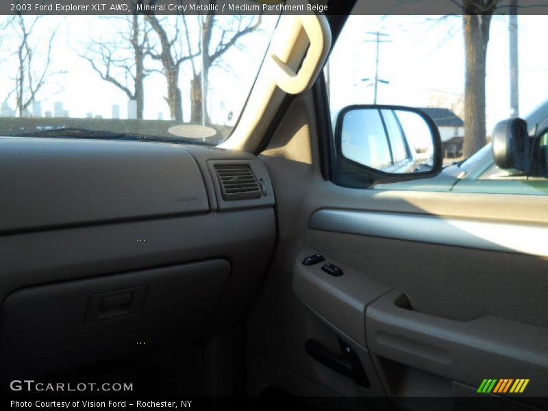 Mineral Grey Metallic / Medium Parchment Beige 2003 Ford Explorer XLT AWD