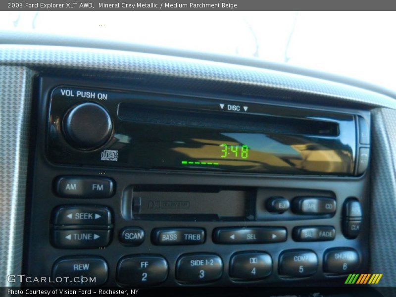 Mineral Grey Metallic / Medium Parchment Beige 2003 Ford Explorer XLT AWD