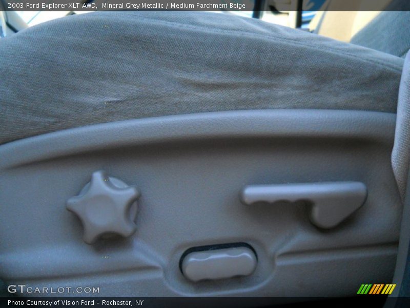Mineral Grey Metallic / Medium Parchment Beige 2003 Ford Explorer XLT AWD