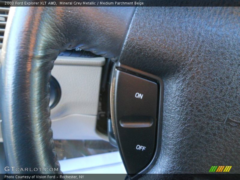 Mineral Grey Metallic / Medium Parchment Beige 2003 Ford Explorer XLT AWD