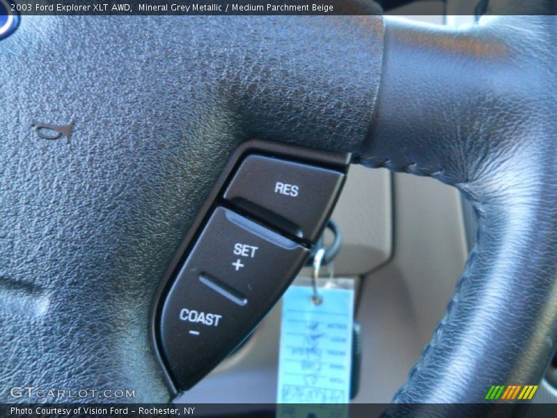 Mineral Grey Metallic / Medium Parchment Beige 2003 Ford Explorer XLT AWD