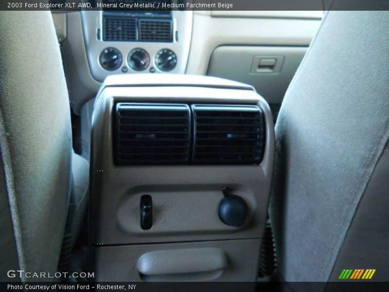 Mineral Grey Metallic / Medium Parchment Beige 2003 Ford Explorer XLT AWD