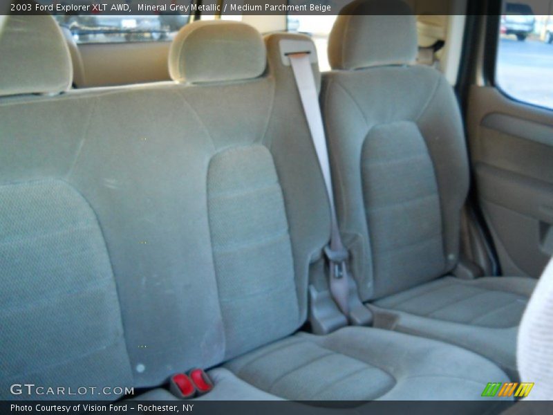 Mineral Grey Metallic / Medium Parchment Beige 2003 Ford Explorer XLT AWD