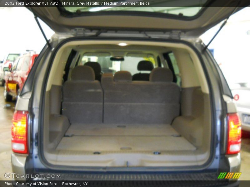 Mineral Grey Metallic / Medium Parchment Beige 2003 Ford Explorer XLT AWD