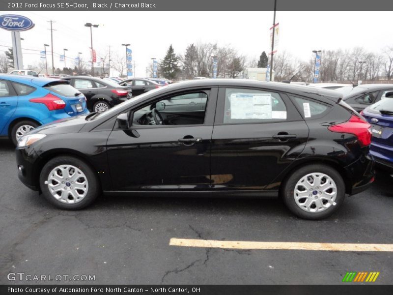 Black / Charcoal Black 2012 Ford Focus SE 5-Door
