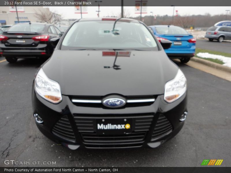 Black / Charcoal Black 2012 Ford Focus SE 5-Door