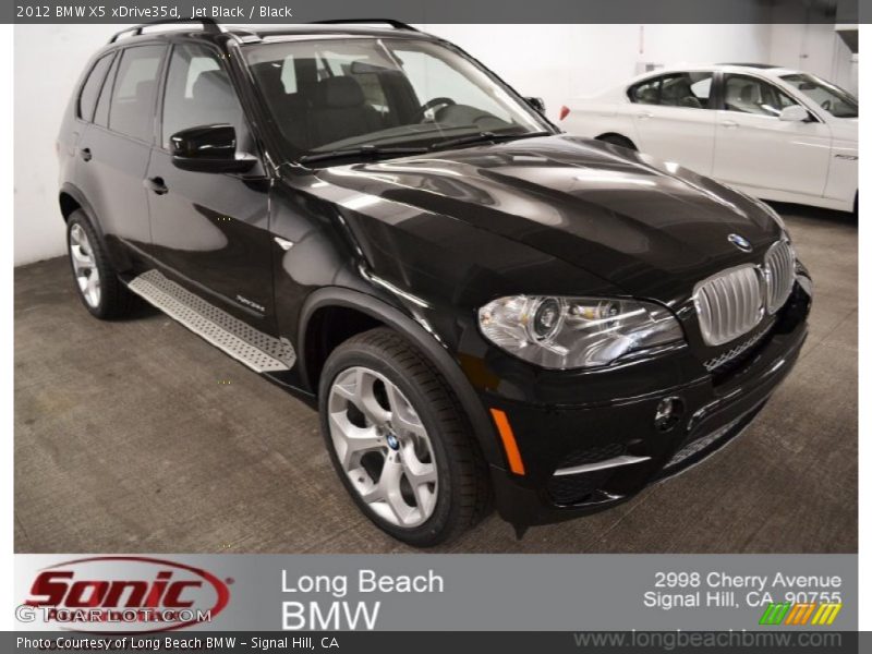 Jet Black / Black 2012 BMW X5 xDrive35d