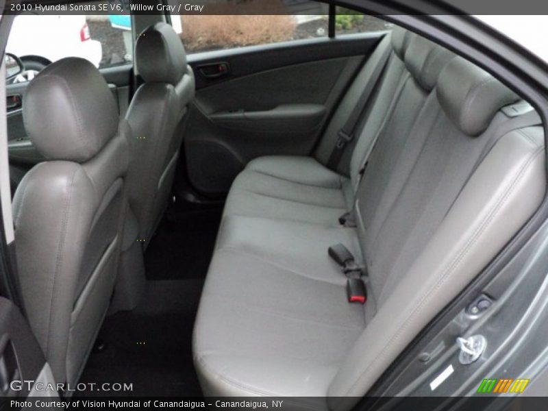 Willow Gray / Gray 2010 Hyundai Sonata SE V6