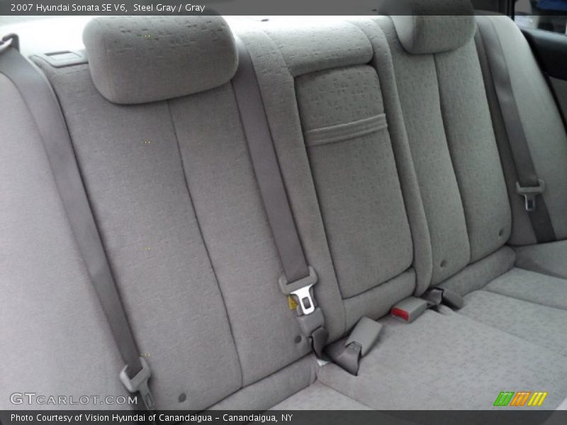 Steel Gray / Gray 2007 Hyundai Sonata SE V6