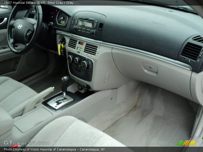 Steel Gray / Gray 2007 Hyundai Sonata SE V6