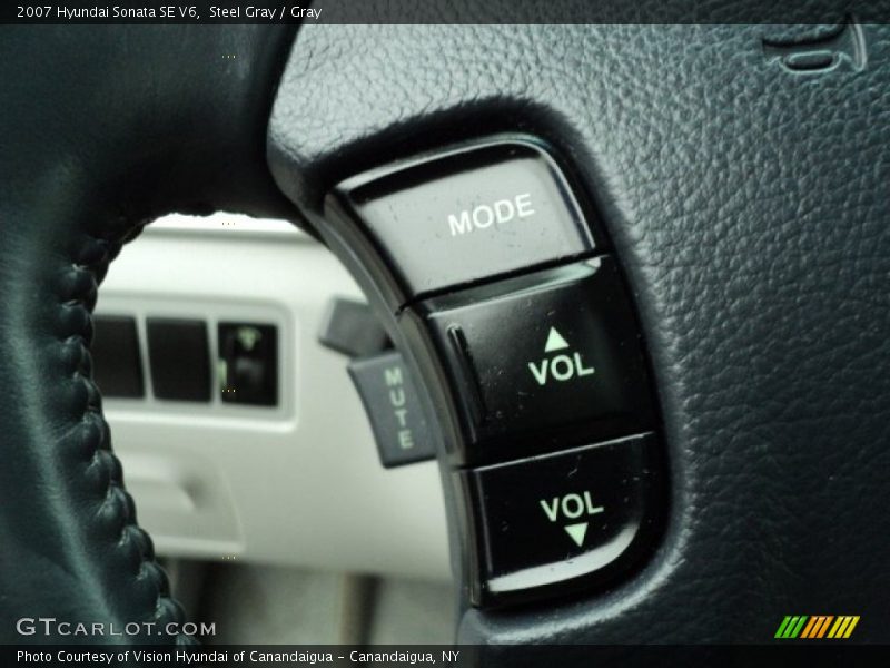 Steel Gray / Gray 2007 Hyundai Sonata SE V6