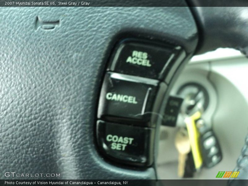 Steel Gray / Gray 2007 Hyundai Sonata SE V6