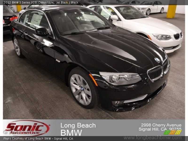 Jet Black / Black 2012 BMW 3 Series 328i Convertible