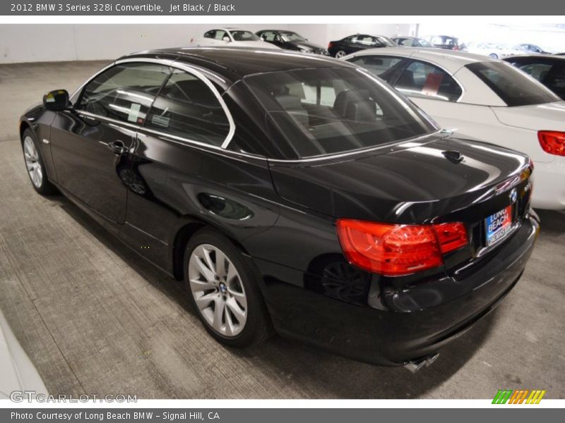 Jet Black / Black 2012 BMW 3 Series 328i Convertible