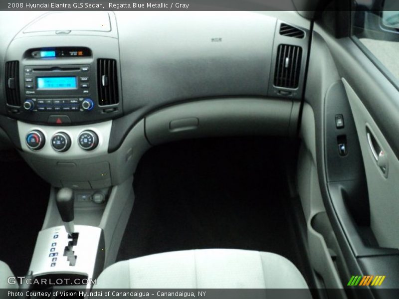 Regatta Blue Metallic / Gray 2008 Hyundai Elantra GLS Sedan