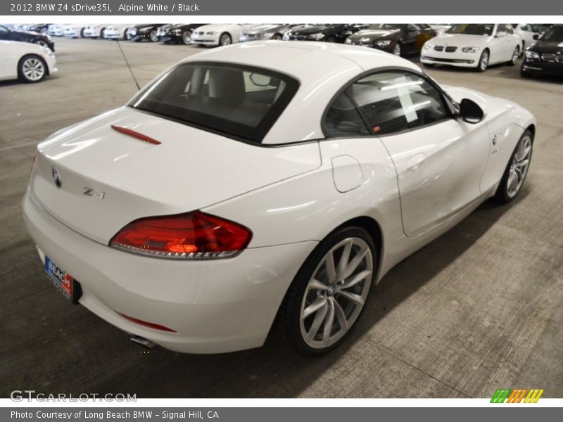 Alpine White / Black 2012 BMW Z4 sDrive35i