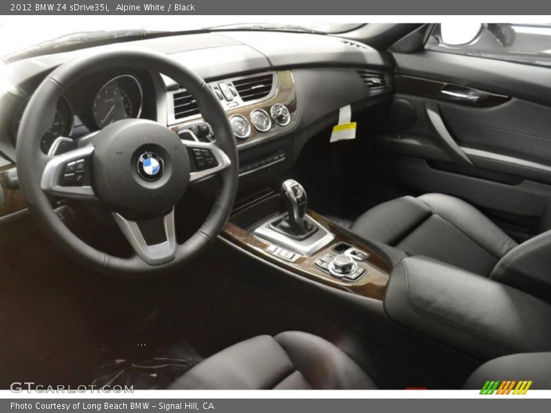 Alpine White / Black 2012 BMW Z4 sDrive35i
