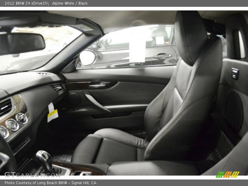 Alpine White / Black 2012 BMW Z4 sDrive35i