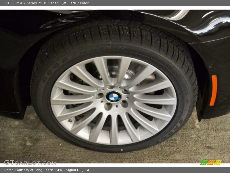Jet Black / Black 2012 BMW 7 Series 750Li Sedan