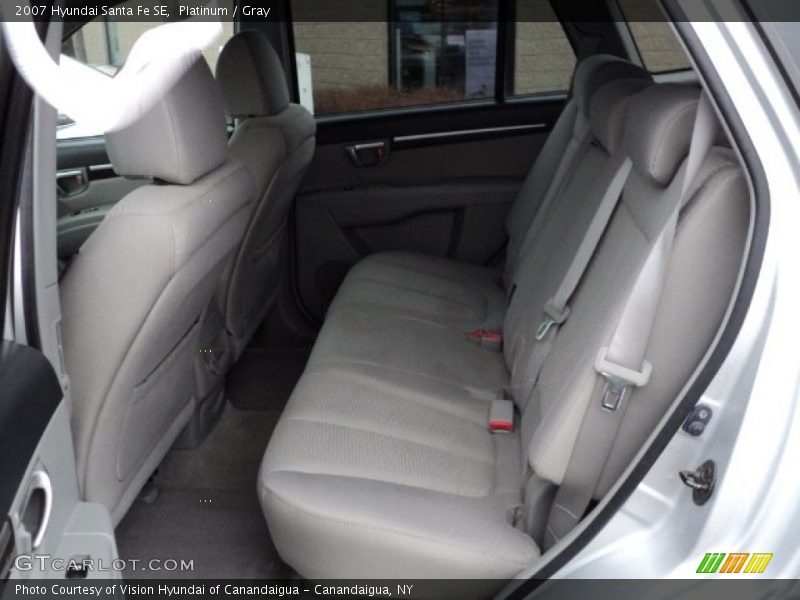 Platinum / Gray 2007 Hyundai Santa Fe SE
