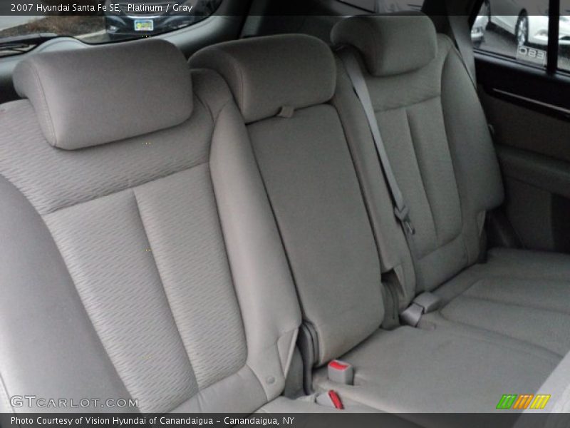 Platinum / Gray 2007 Hyundai Santa Fe SE