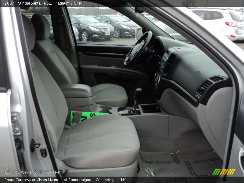 Platinum / Gray 2007 Hyundai Santa Fe SE