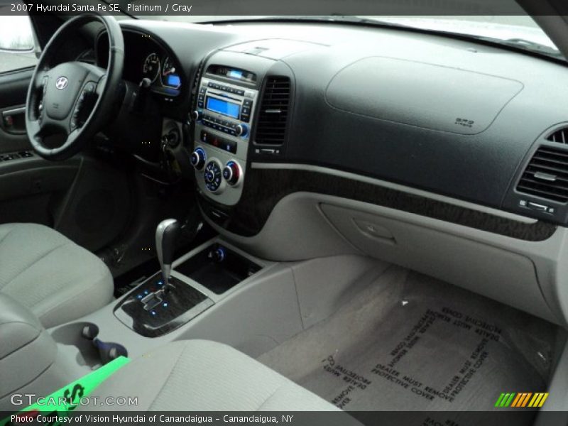 Platinum / Gray 2007 Hyundai Santa Fe SE