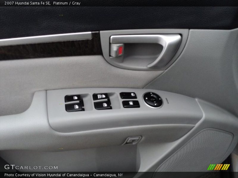 Platinum / Gray 2007 Hyundai Santa Fe SE