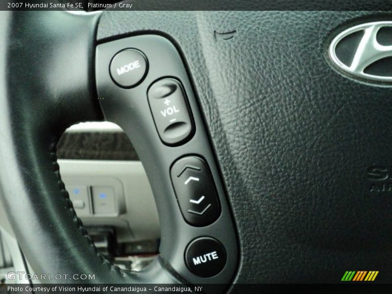 Platinum / Gray 2007 Hyundai Santa Fe SE
