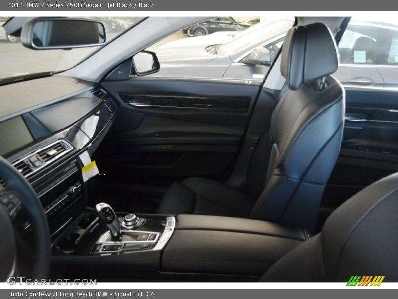 Jet Black / Black 2012 BMW 7 Series 750Li Sedan