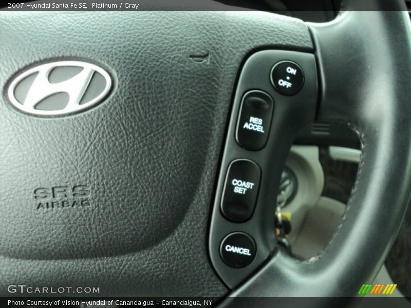 Platinum / Gray 2007 Hyundai Santa Fe SE