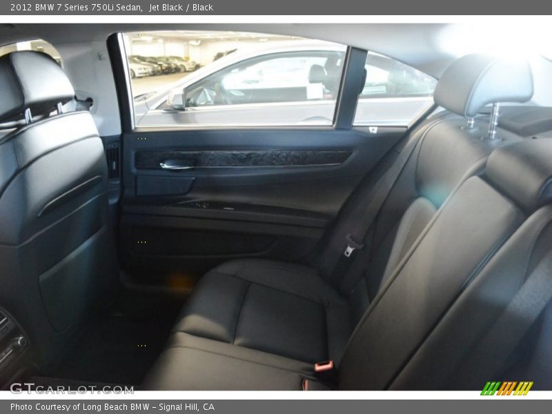 Jet Black / Black 2012 BMW 7 Series 750Li Sedan