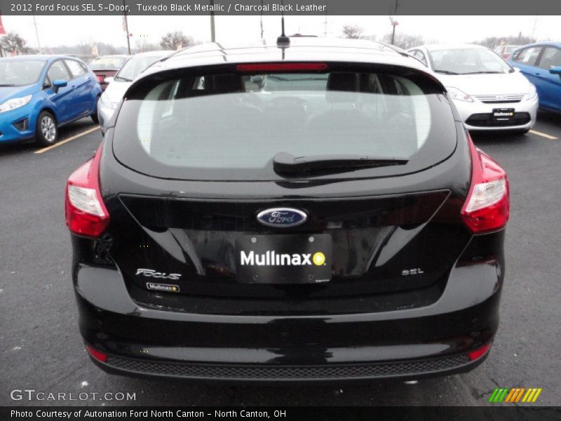 Tuxedo Black Metallic / Charcoal Black Leather 2012 Ford Focus SEL 5-Door
