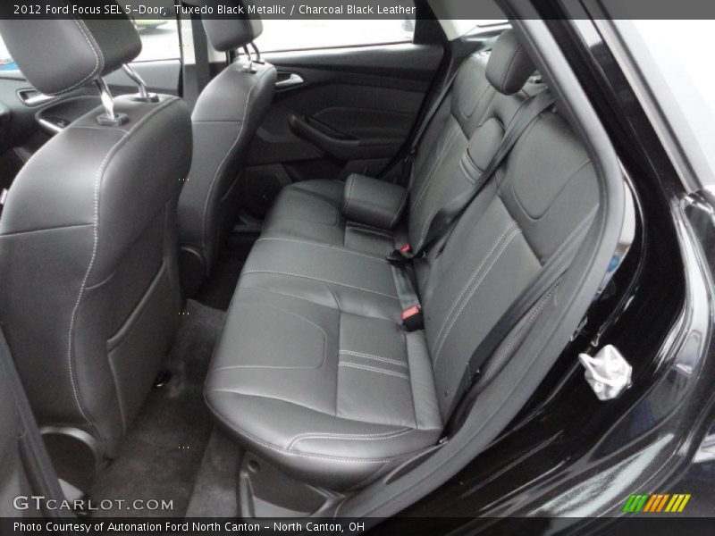 Tuxedo Black Metallic / Charcoal Black Leather 2012 Ford Focus SEL 5-Door
