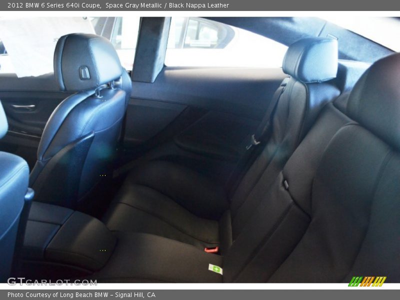 Space Gray Metallic / Black Nappa Leather 2012 BMW 6 Series 640i Coupe