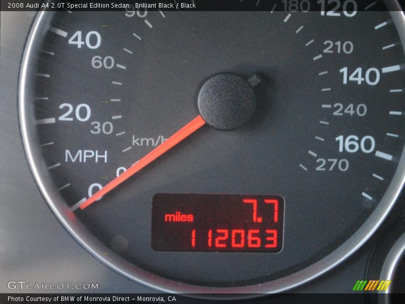 Brilliant Black / Black 2008 Audi A4 2.0T Special Edition Sedan